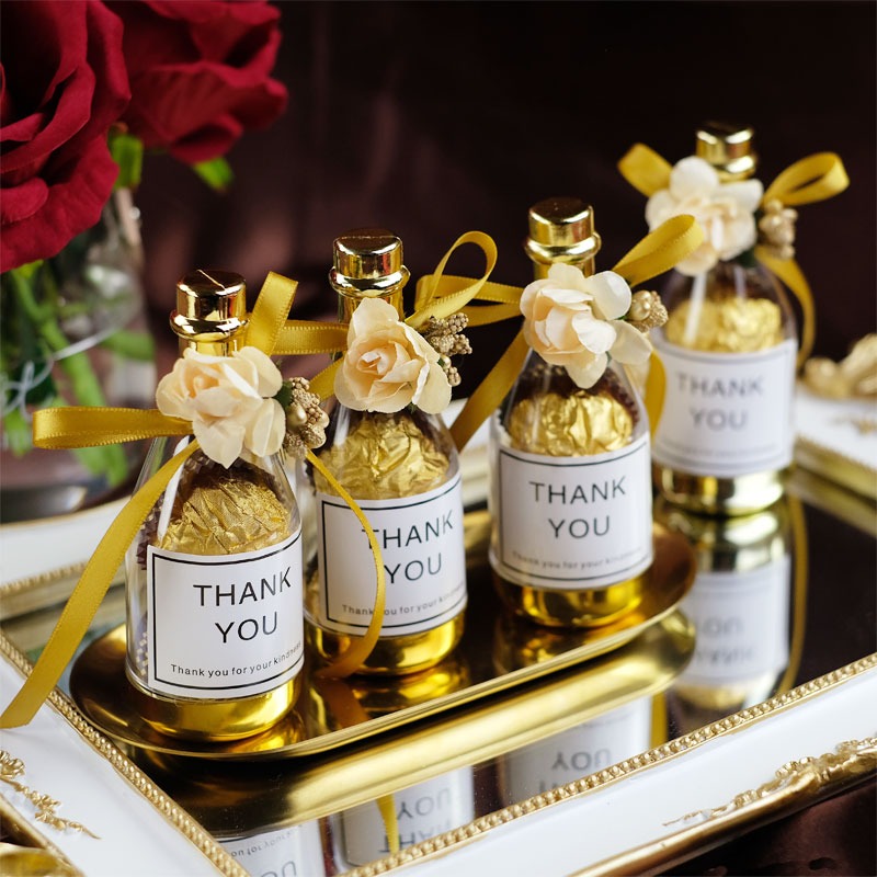 Wedding Supply Wholesale - 20/30Pcs 투명 플라스틱 병 선물 상자