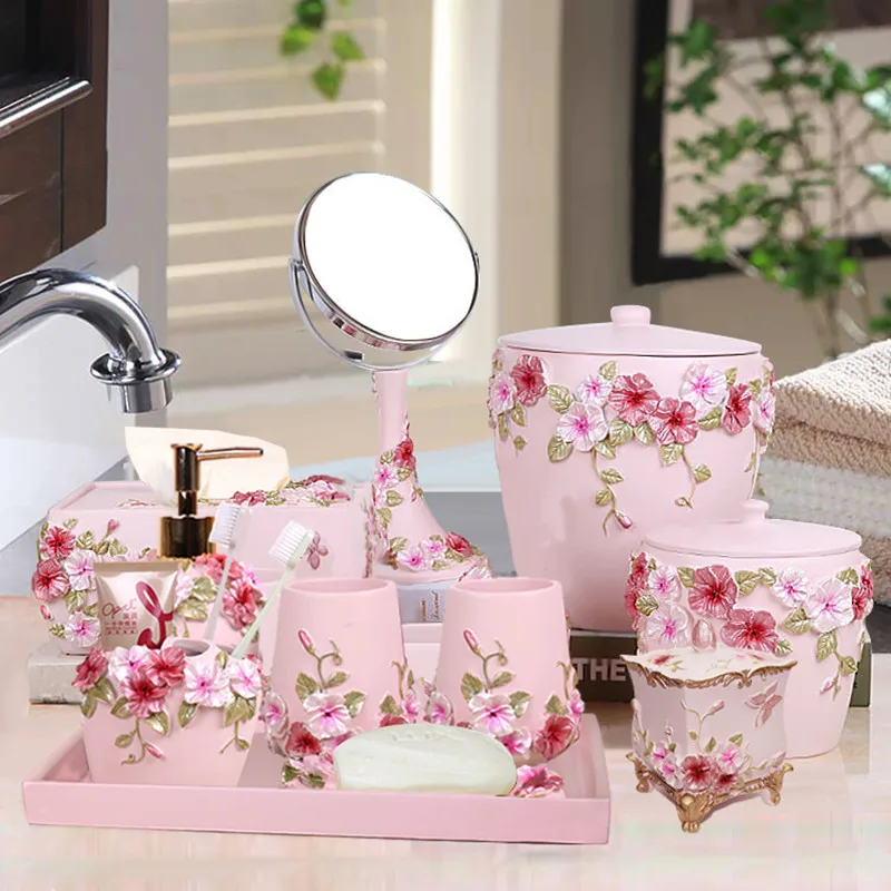 Wedding Bathroom Supply Kit - 5피스 욕실 세트 유럽식 세면용품 키트