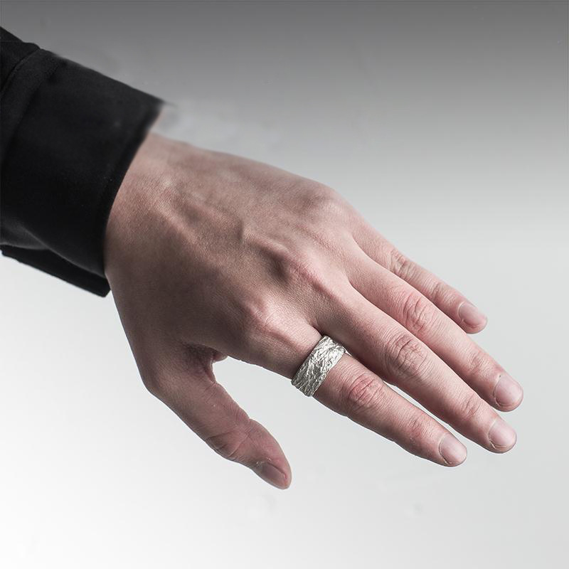 남자를위한 빈티지 오류 돌 정맥 반지 보석 성격 흑백  - Wedding Shop 리뷰 및 가격