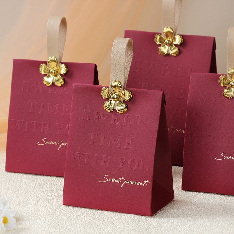 20/50Pcs 프리미엄 와인 레드 선물 상자 웨딩 핸 - Wedding Supply Wholesale 리뷰 및 가격