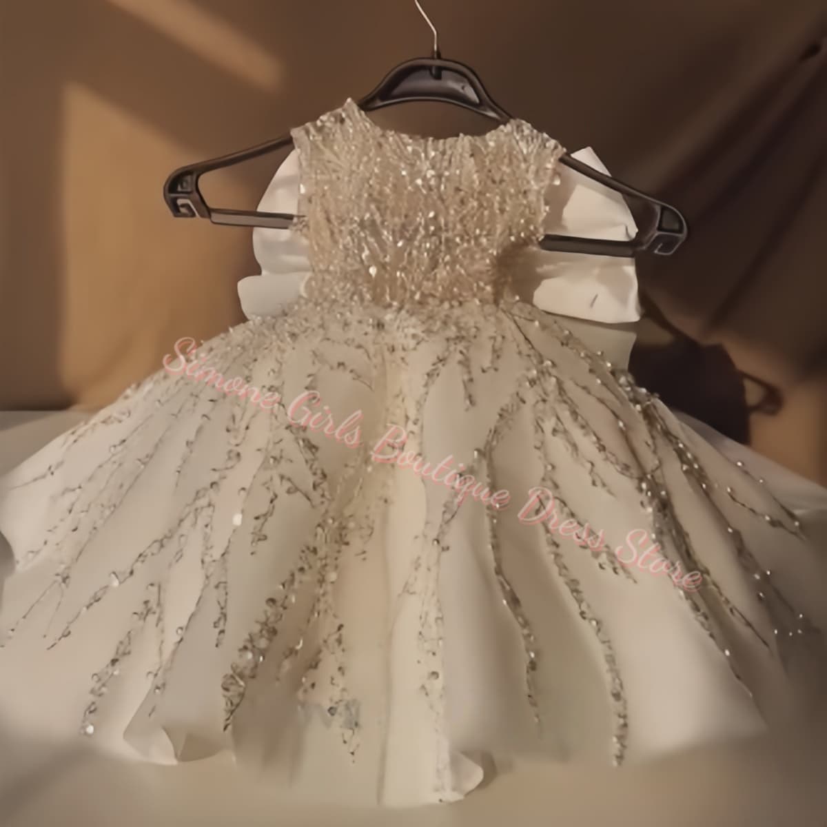 플라워 걸 드레스 럭셔리 비즈 장식 웨딩 파티 드레스  - Bridal Sash Ribbon 리뷰 및 가격
